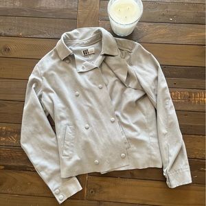 Kut from the Kloth Grey Suede Jacket